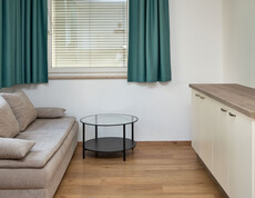 Wohnzimmer in einer mobil betreuten Jugendwohnung in des MOB Feldbach