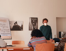 Foto von einem Arbeit.Stiften Workshop