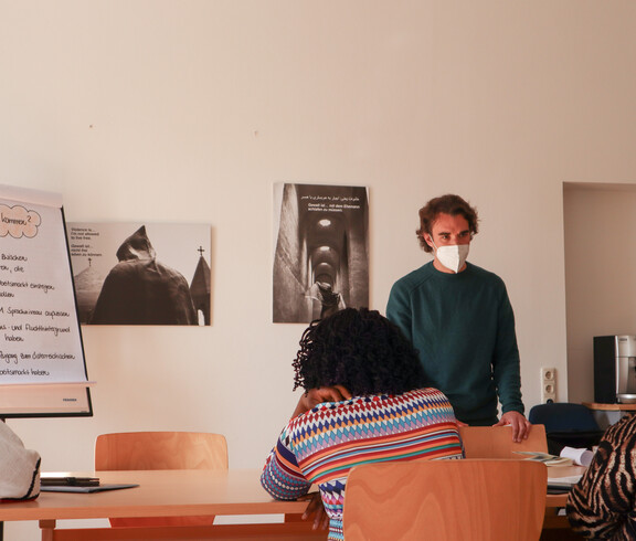 Foto von einem Arbeit.Stiften Workshop