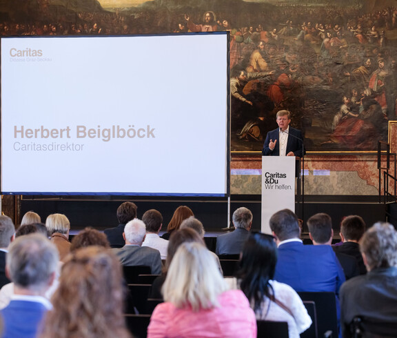 Wirkungsberichtpräsentation der Caritas im Minoritensaal