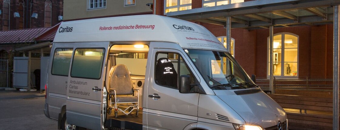 Die rollende Ambulanz bietet PatientInnen auch dann gesundheitliche Grundversorgung, wenn der Weg in die Marienambulanz nicht möglich ist.