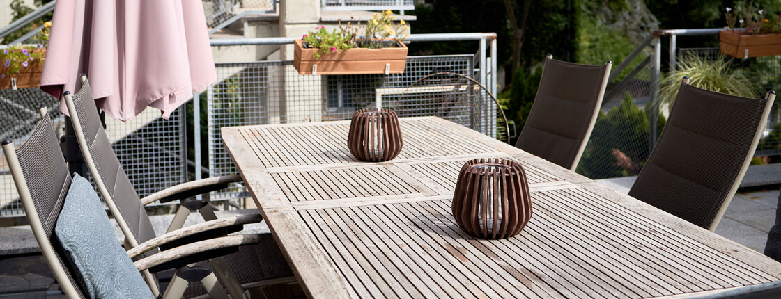 Die Terrasse vom Sprungbrett