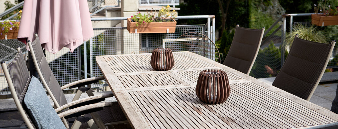 Die Terrasse vom Sprungbrett