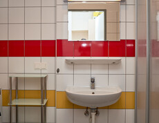 Badezimmer in einer mobil betreuten Jugendwohnung in des MOB Feldbach