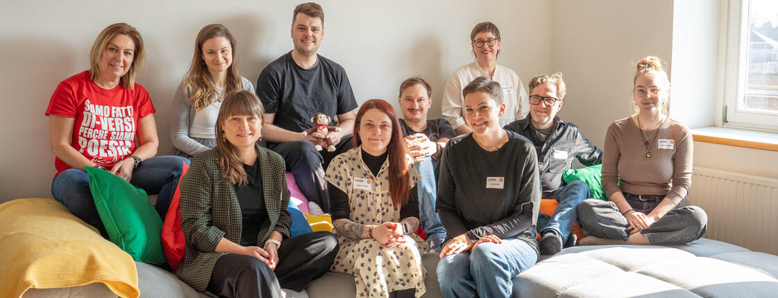 Das Team der Jugend-WG MiLa freut sich über den Projektstart