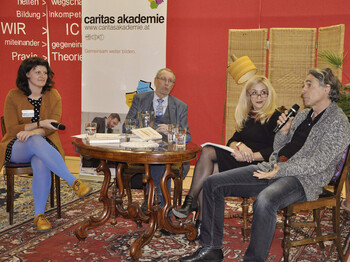 Diskussionsrunde beim Bildungstalk