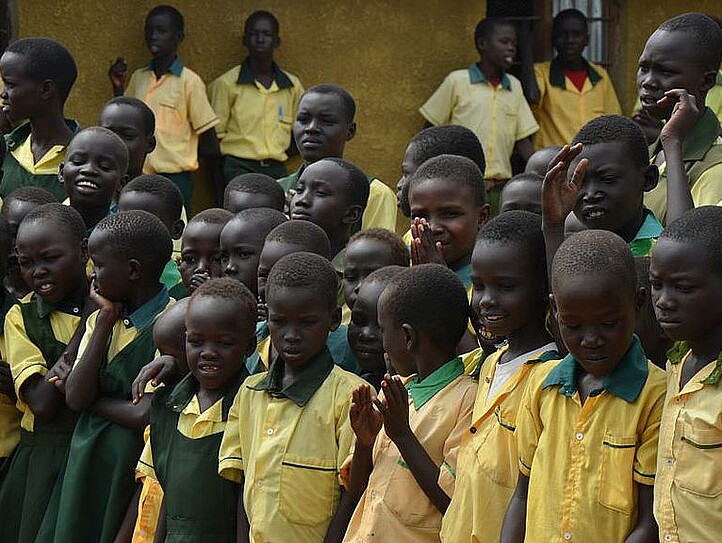 Schulkinder im Südsudan